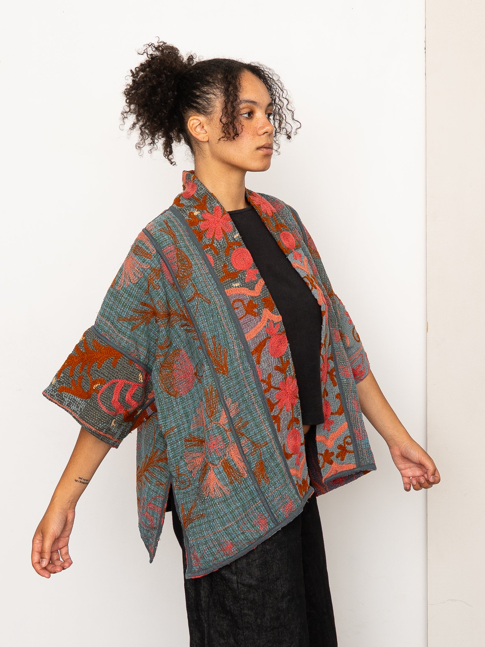 The Gita Short Sleeve Quilted Jacket