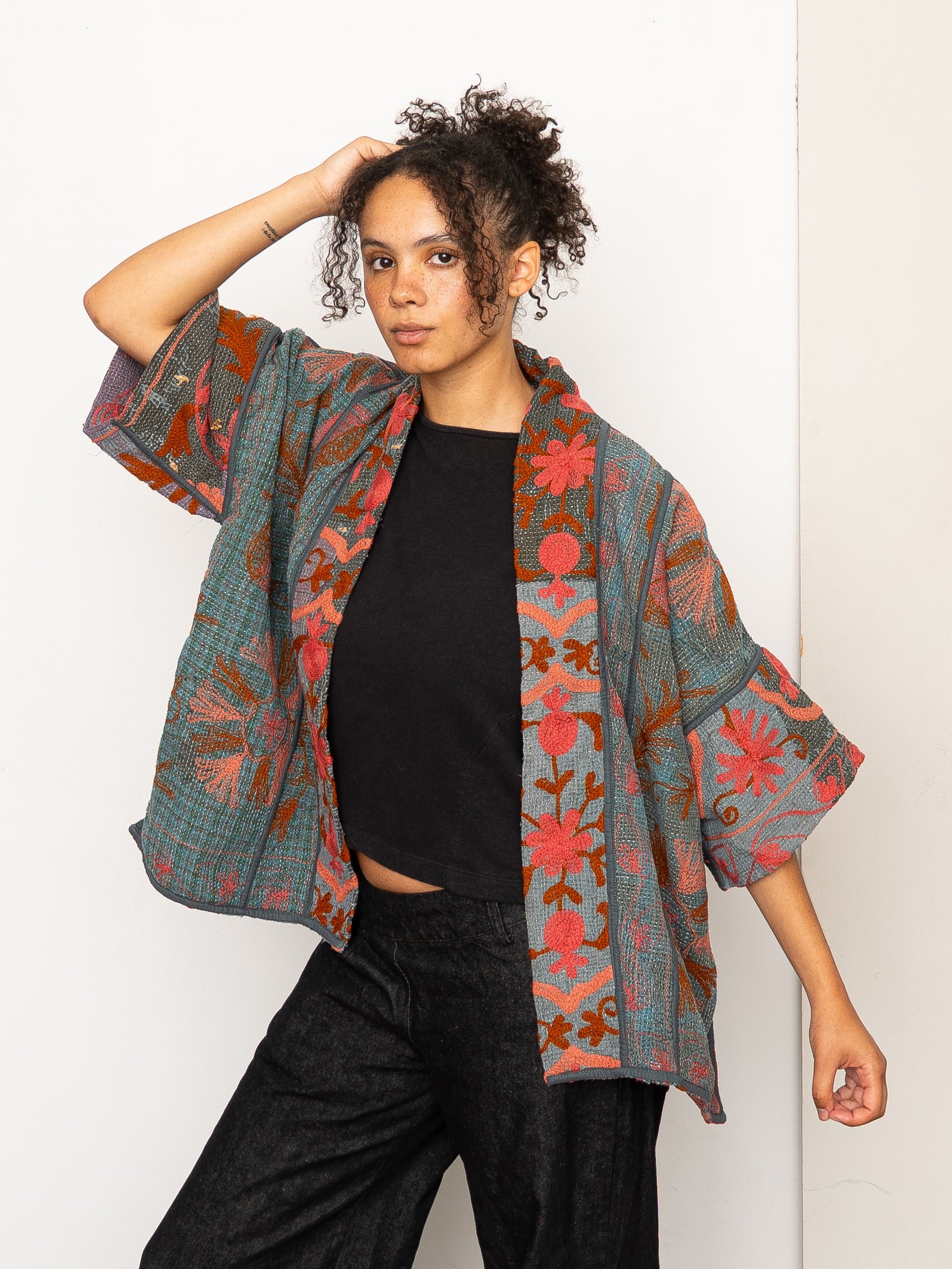 The Gita Short Sleeve Quilted Jacket