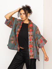 The Gita Short Sleeve Quilted Jacket