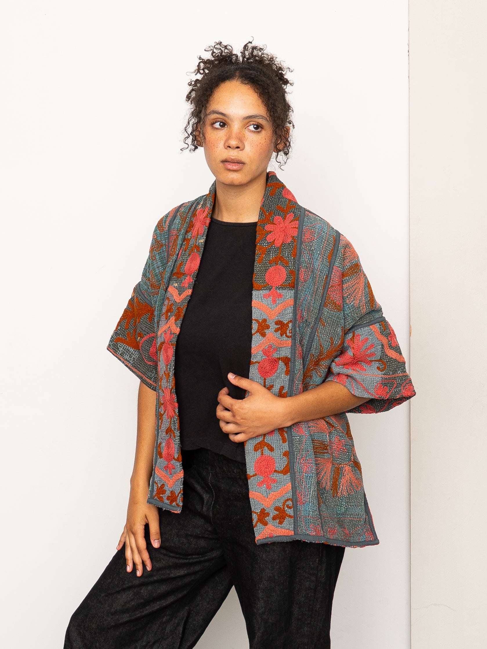 The Gita Short Sleeve Quilted Jacket