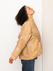 The Ladhiya Quilted Patchwork Kantha Jacket
