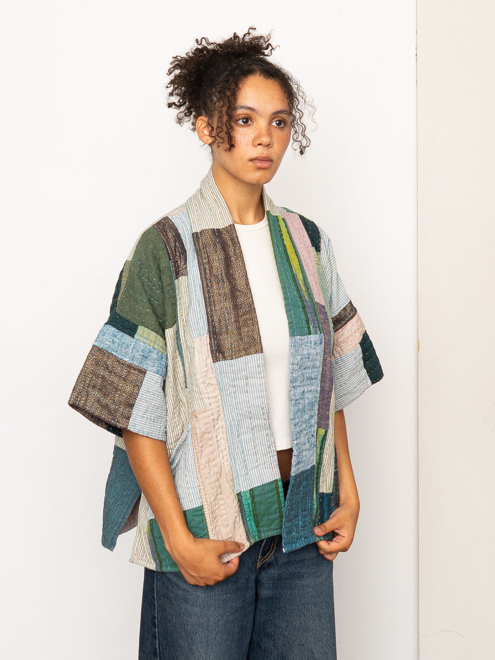 The Gita Short Sleeve Quilted Jacket