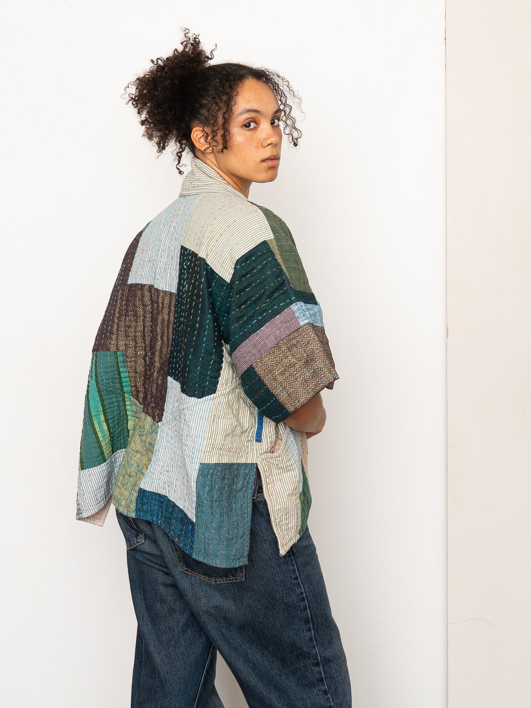 The Gita Short Sleeve Quilted Jacket