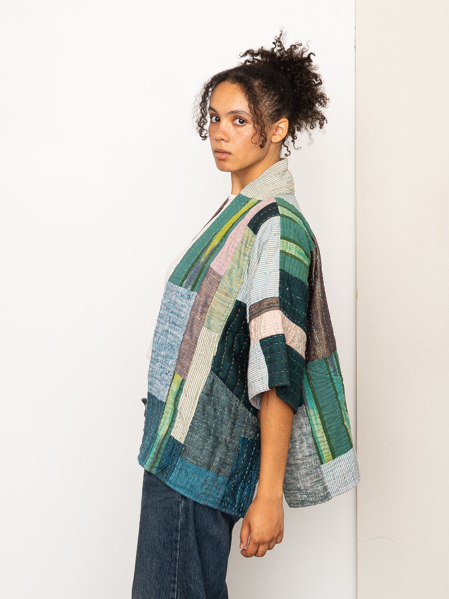 The Gita Short Sleeve Quilted Jacket