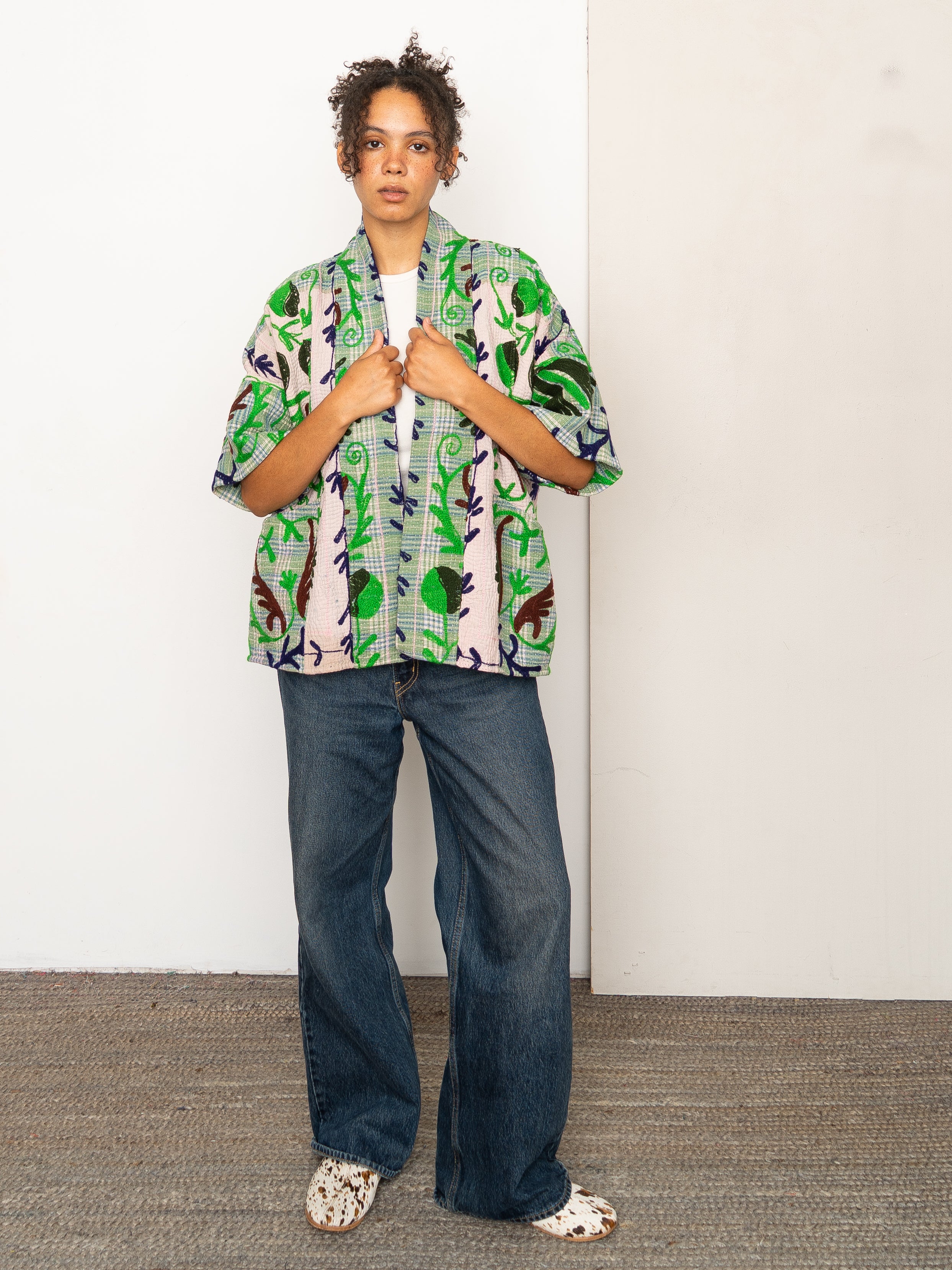 The Gita Short Sleeve Quilted Jacket