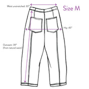 Verity & Daughters Barrel Leg Janus Pant - Lavender Mix