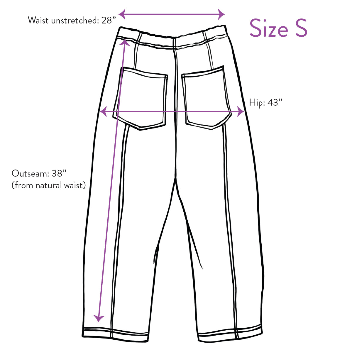 Verity & Daughters Barrel Leg Janus Pant - Ink