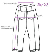 Verity & Daughters Barrel Leg Janus Pant - Lavender Mix