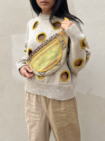 The Faiza Quilted Kantha Belt Bag