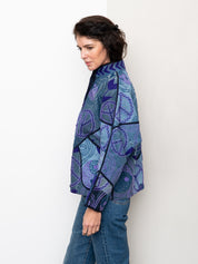 The Ladhiya Denim Suzani Jacket - Small