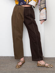 Verity & Daughters Barrel Leg Janus Pant - Espresso
