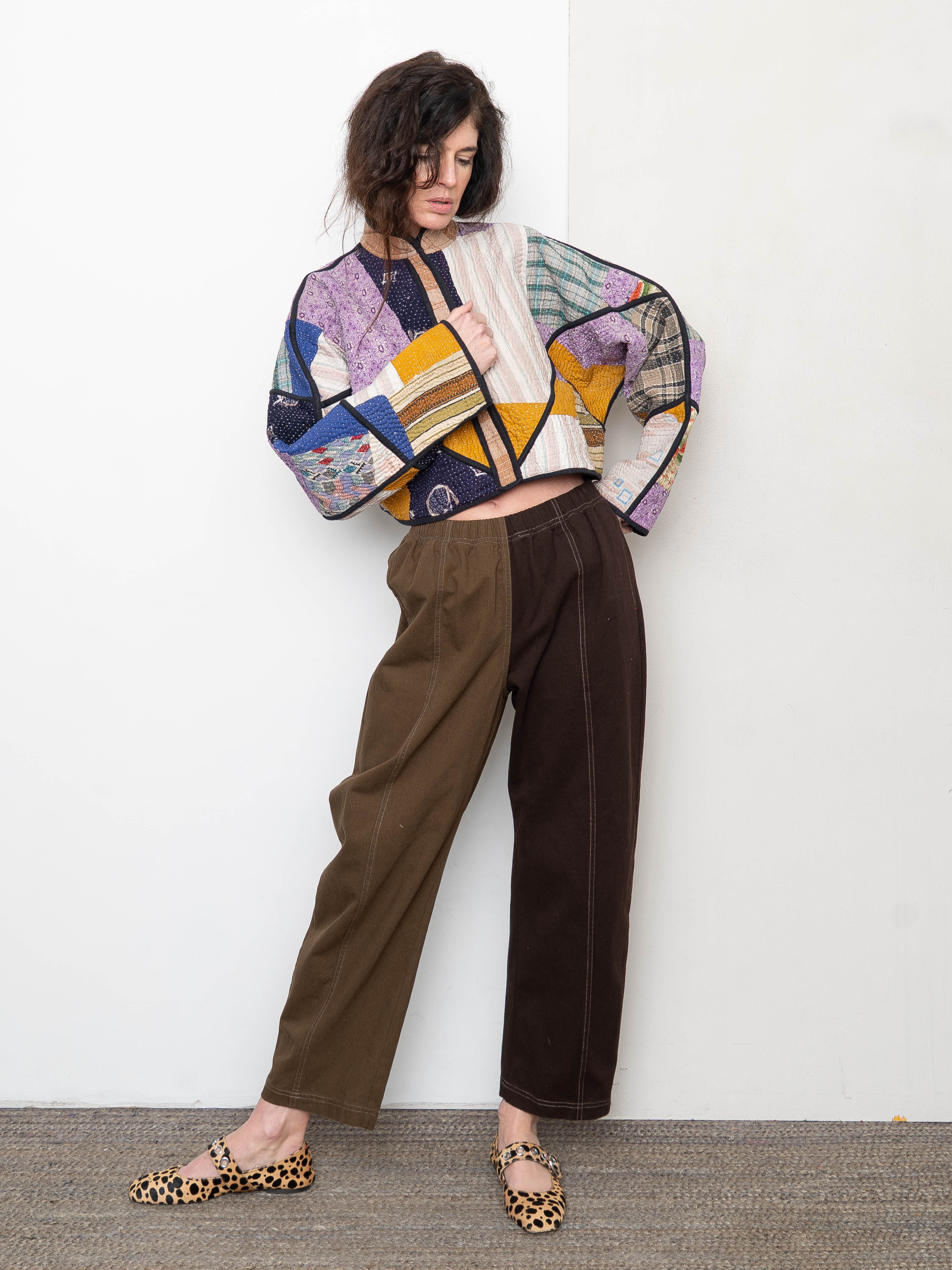 Verity & Daughters Barrel Leg Janus Pant - Espresso