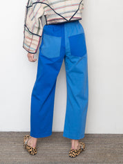 Verity & Daughters Barrel Leg Janus Pant - Cobalt Blue