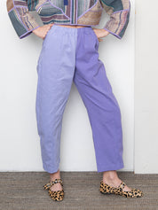 Verity & Daughters Barrel Leg Janus Pant - Lavender Mix