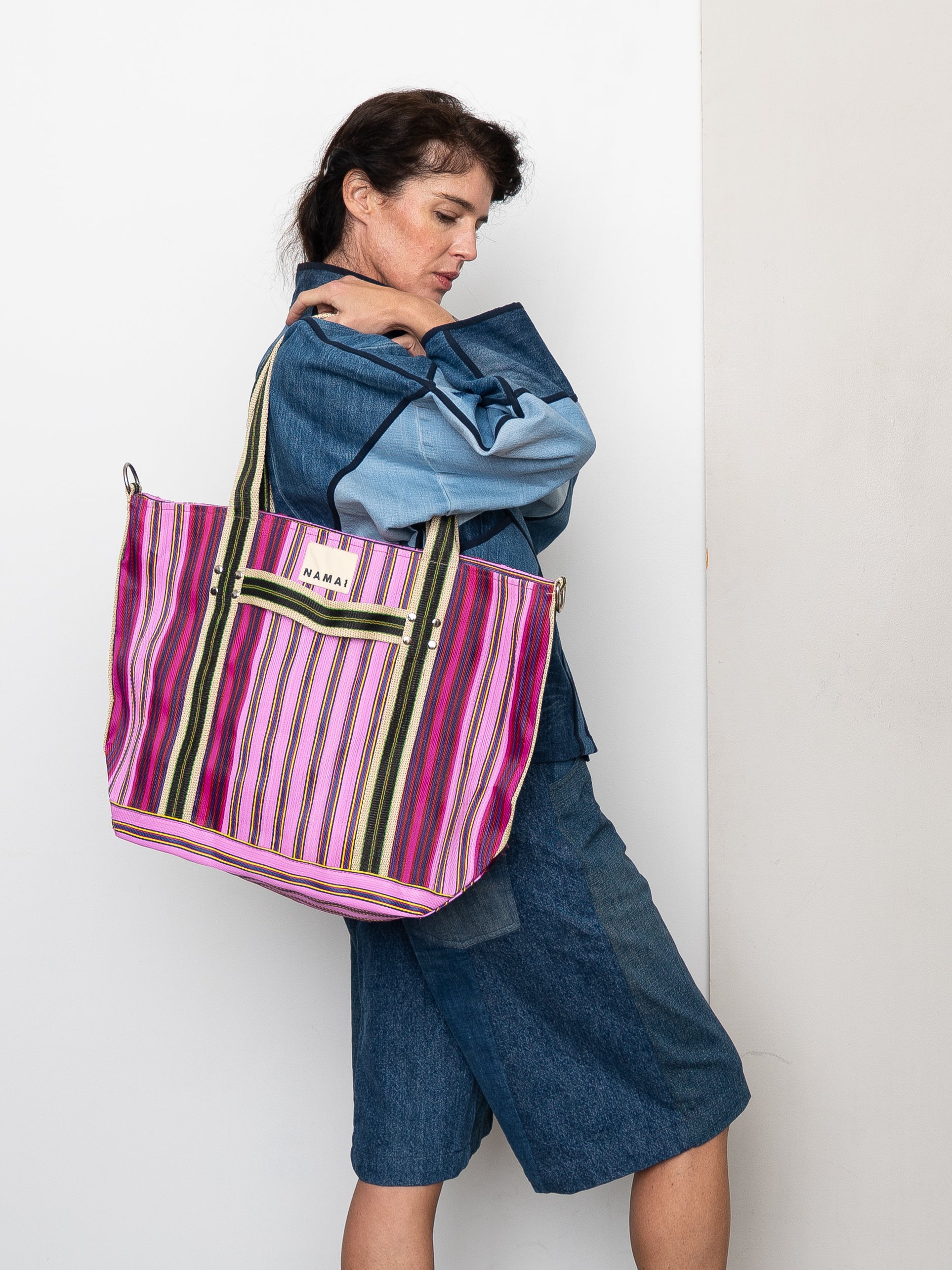 The Goa Recycled Nylon Travel Tote - Tulip Bud