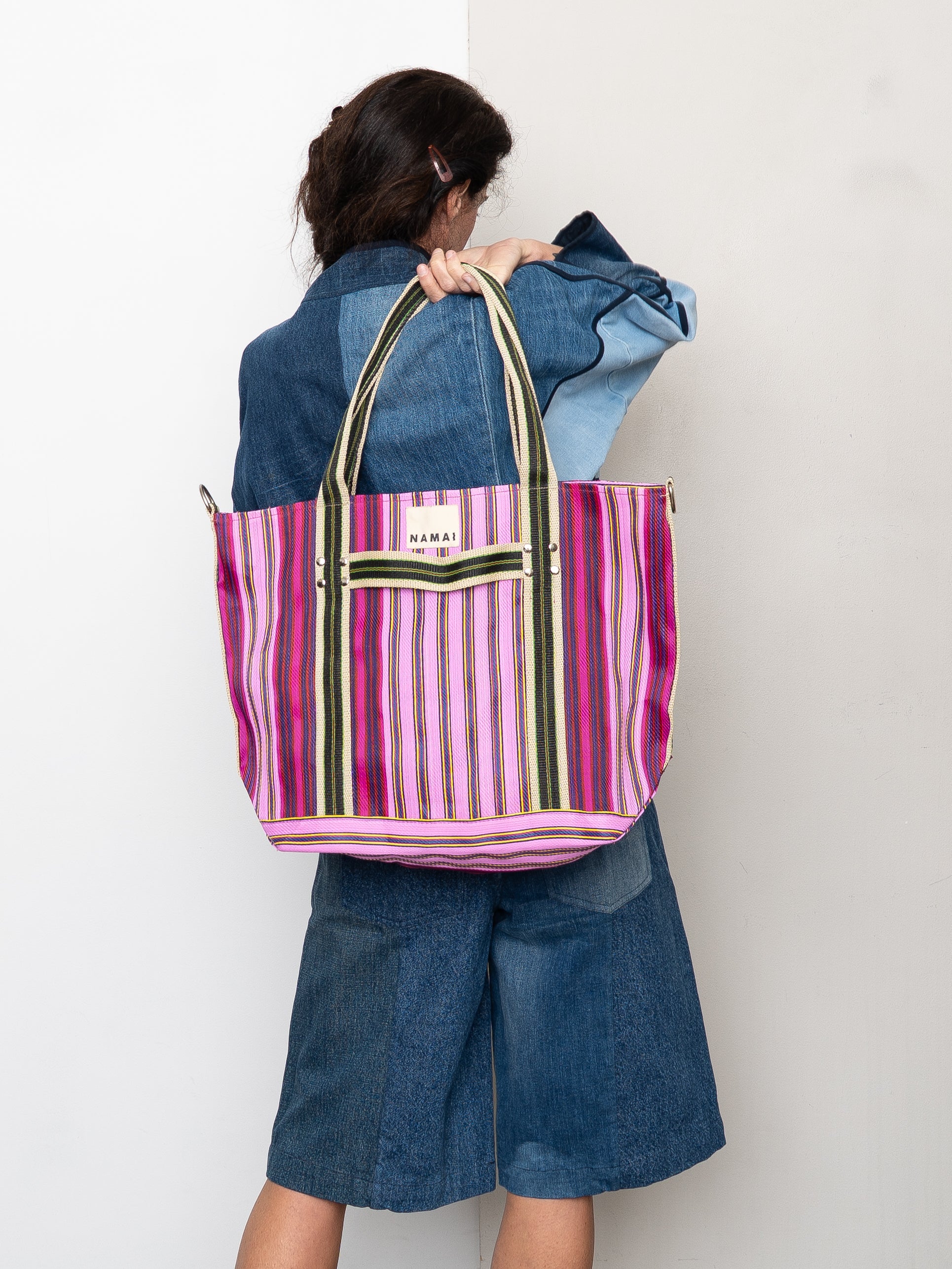 The Goa Recycled Nylon Travel Tote - Tulip Bud