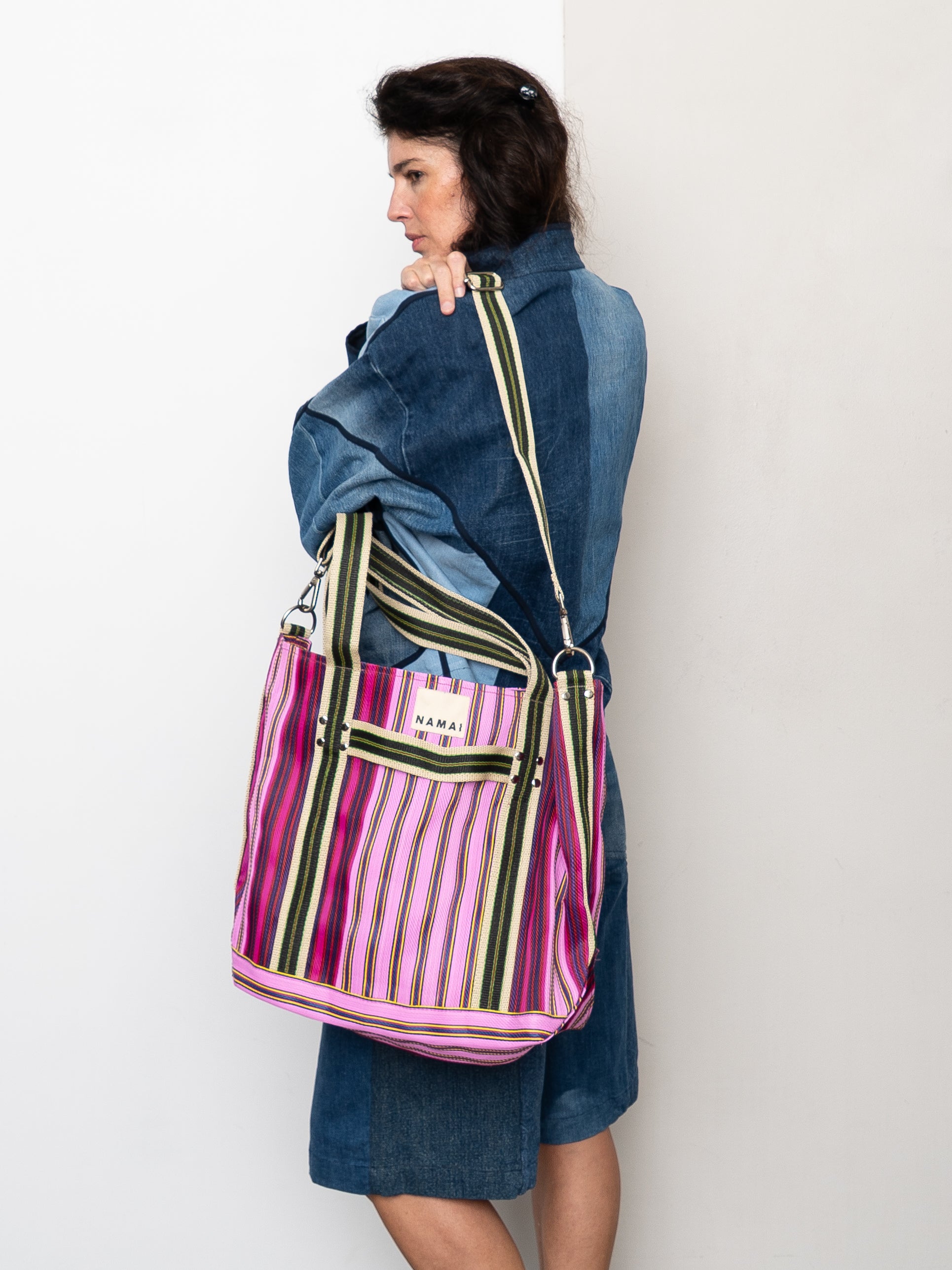 The Goa Recycled Nylon Travel Tote - Tulip Bud