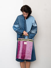 The Goa Market Recycled Nylon Tote Bag - Tulip Bud