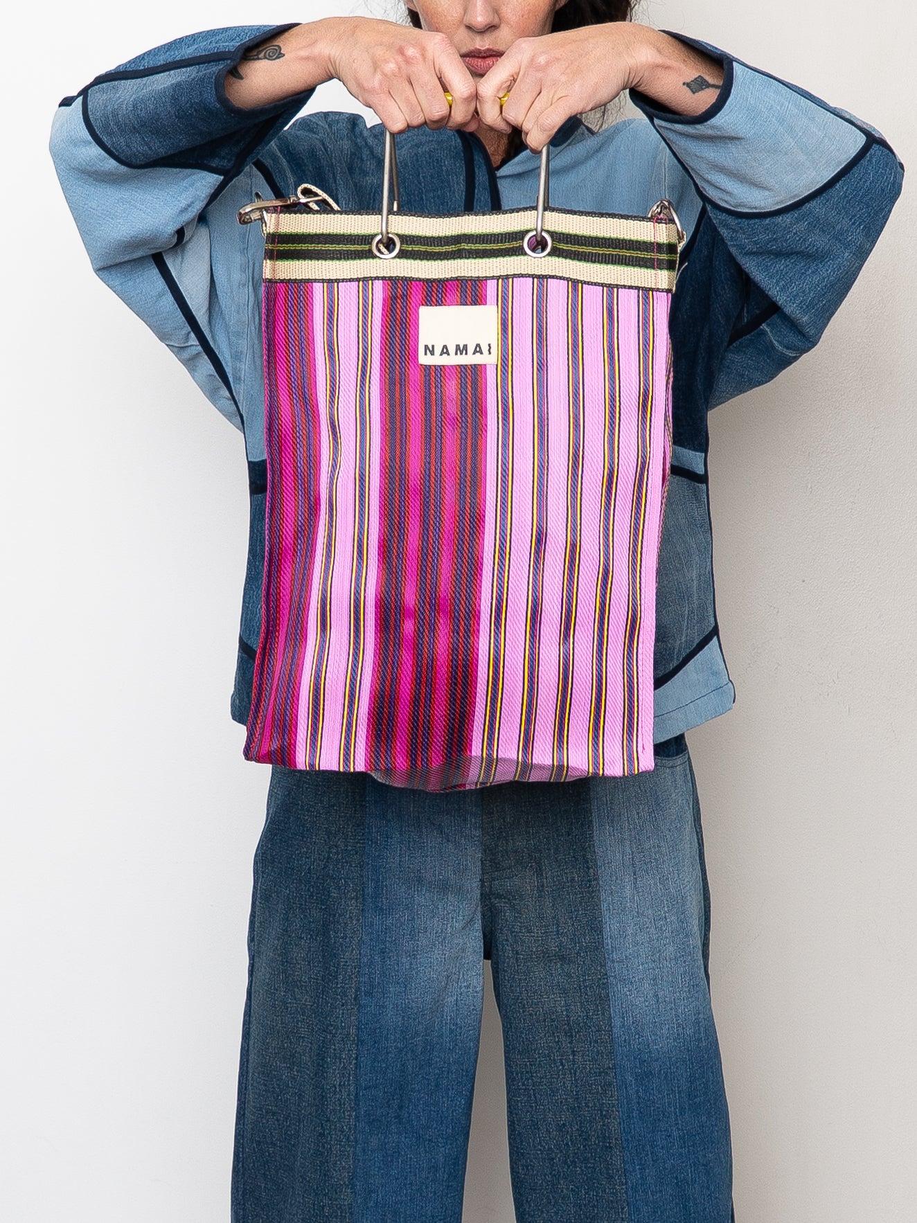 The Goa Market Recycled Nylon Tote Bag - Tulip Bud