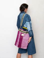The Goa Market Recycled Nylon Tote Bag - Tulip Bud