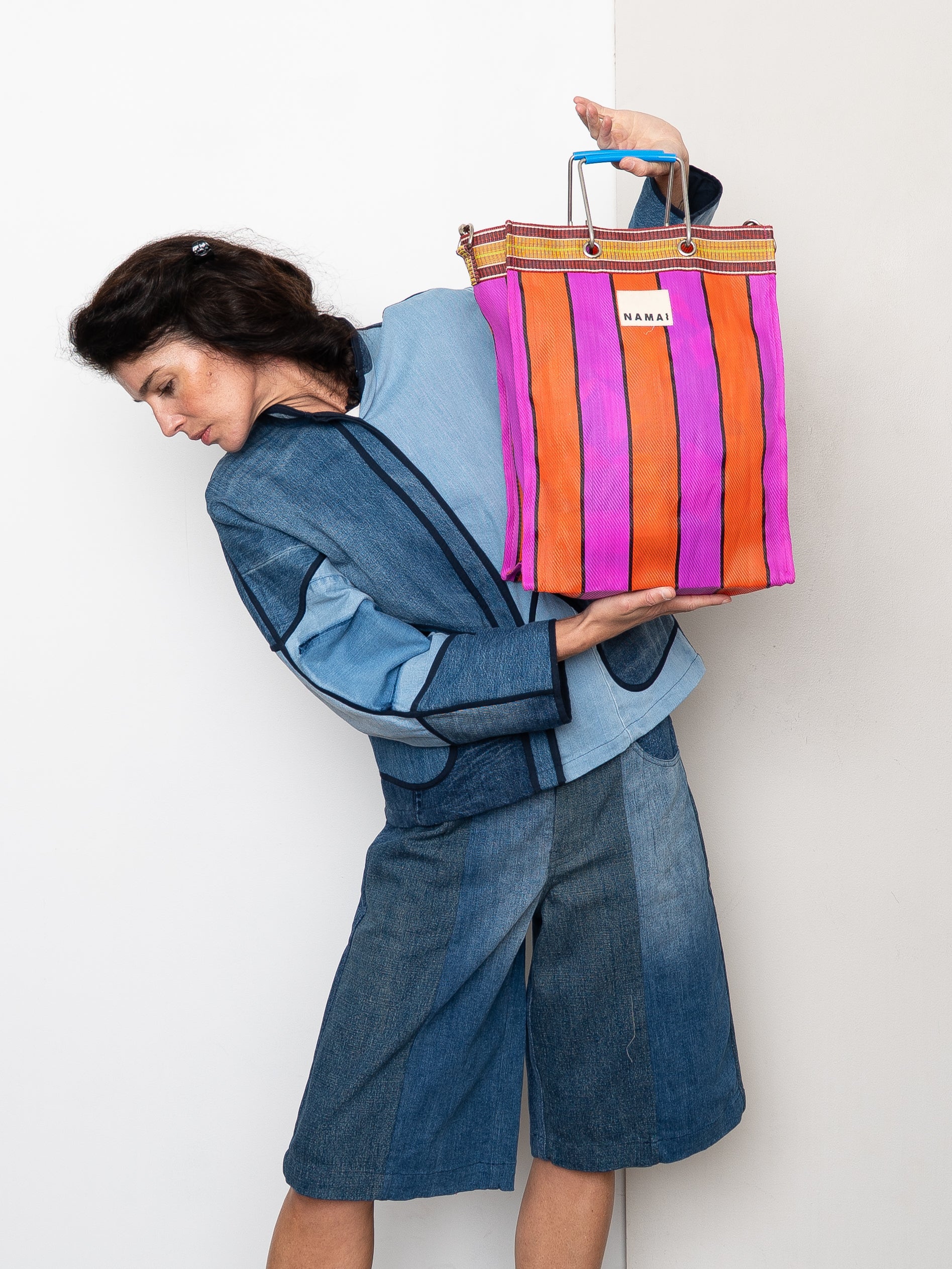 The Goa Market Recycled Nylon Tote Bag- Melon Pop