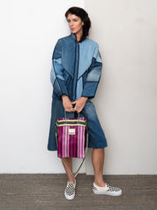 The Goa Mini Market Recycled Nylon Tote Bag - Tulip Bud