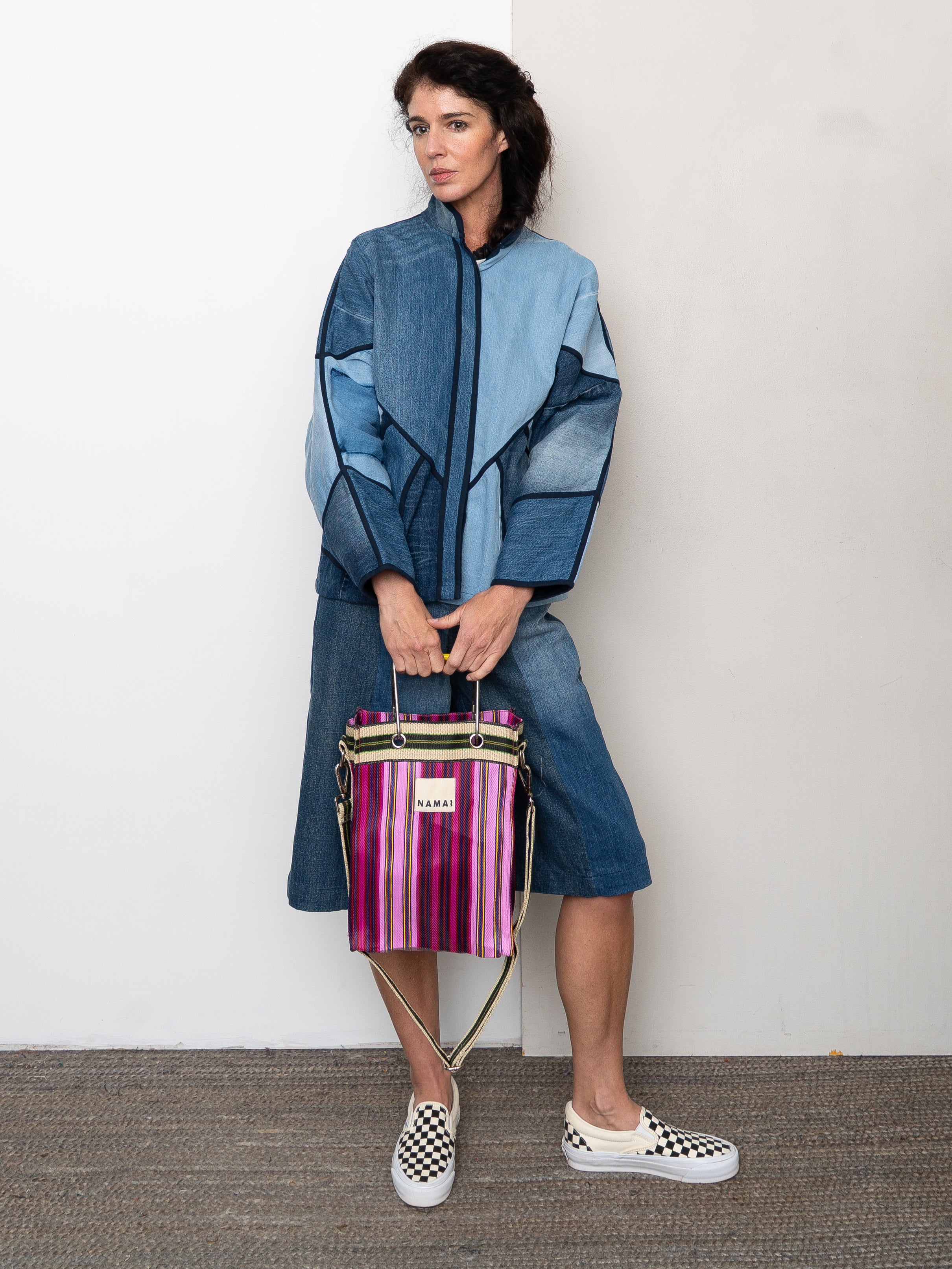 The Goa Mini Market Recycled Nylon Tote Bag - Tulip Bud