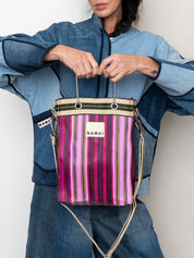 The Goa Mini Market Recycled Nylon Tote Bag - Tulip Bud