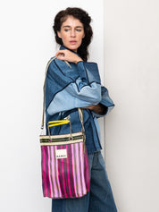 The Goa Mini Market Recycled Nylon Tote Bag - Tulip Bud