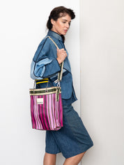The Goa Mini Market Recycled Nylon Tote Bag - Tulip Bud