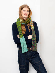 The Vishnu Skinny Scarf - Recycled Silk