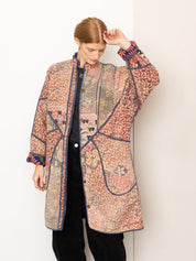 The Sai Quilted Patchwork Kantha Coat