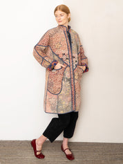 The Sai Quilted Patchwork Kantha Coat