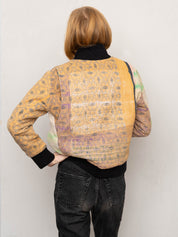 The Veda Quilted One-of-a-Kind Bomber Jacket - Small