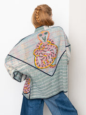 The Ladhiya Suzani Quilted Kantha Jacket