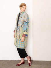 The Sai Quilted Patchwork Kantha Coat