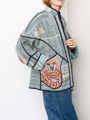 The Ladhiya Suzani Quilted Kantha Jacket
