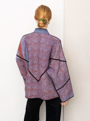 The Ladhiya Quilted Patchwork Kantha Jacket