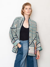 The Ladhiya Suzani Quilted Kantha Jacket