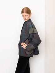 The Ladhiya Quilted Patchwork Kantha Jacket