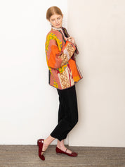 The Ladhiya Quilted Patchwork Kantha Jacket