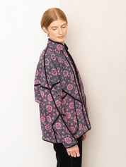 The Ladhiya Quilted Patchwork Kantha Jacket
