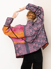 The Ladhiya Quilted Patchwork Kantha Jacket