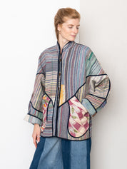 The Ladhiya Suzani Quilted Kantha Jacket