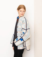 The Ladhiya Quilted Patchwork Kantha Jacket