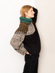 The Vishnu Knitted Silk Roll-Neck Sweater