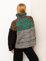 The Vishnu Knitted Silk Roll-Neck Sweater