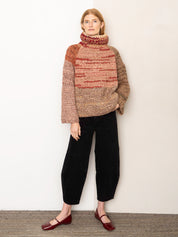 The Vishnu Knitted Silk Roll-Neck Sweater