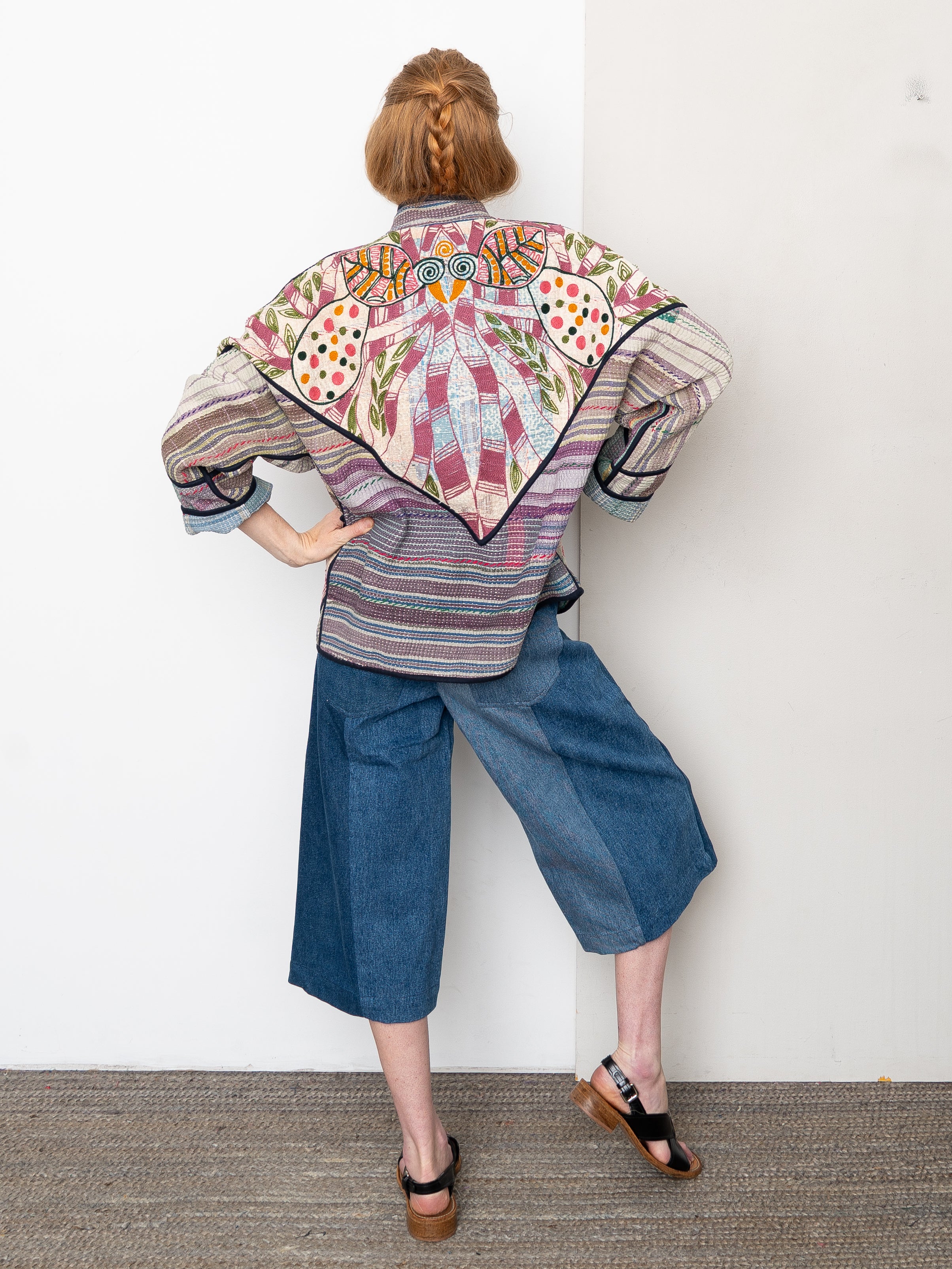 The Ladhiya Suzani Quilted Kantha Jacket