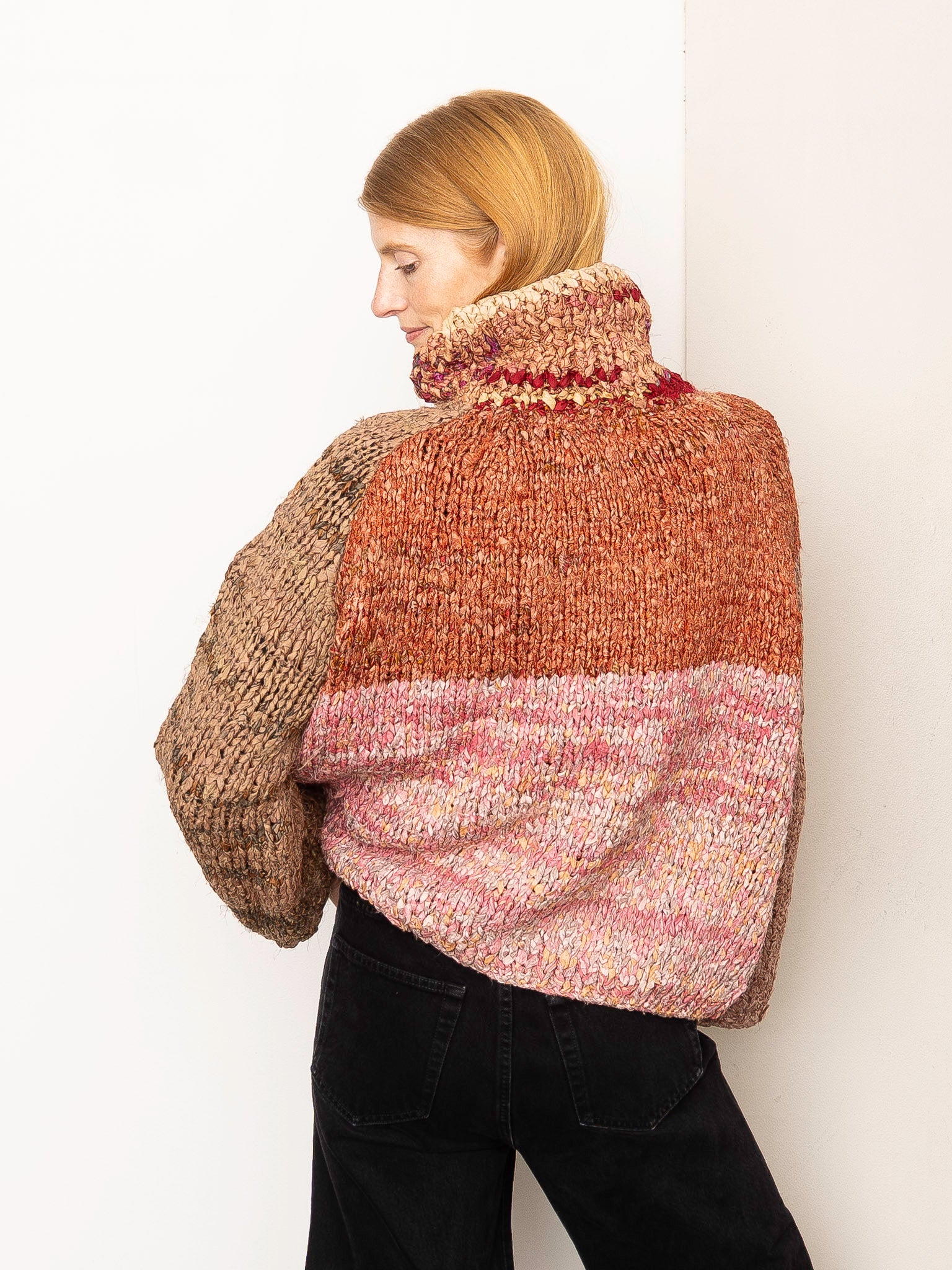 The Vishnu Knitted Silk Roll-Neck Sweater